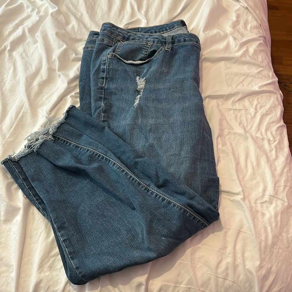 Ripped Blue Jeans